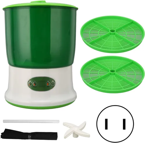 Vista 4 de Kit de cultivo de brotes de frijol, máquina de brotes de frijol, máquina de brotes de frijoles de gran capacidad, grado alimenticio, alta seguridad