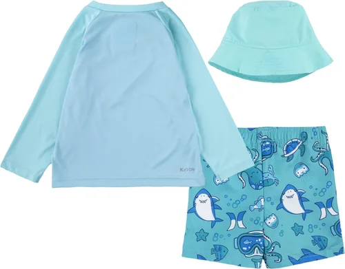 Vista 2 de Hurley Conjunto de traje de baño de 2 piezas para niño