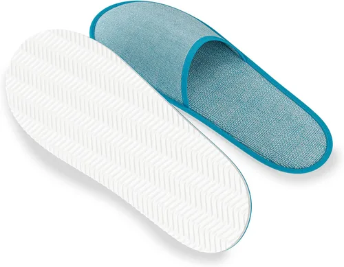 Vista 2 de Maeline Zapatillas de spa, antideslizantes, desechables, al por mayor, pantuflas de hotel para invitados, multicolor reutilizables, para interiores