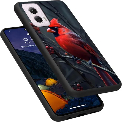 Vista 268 de Funda para Motorola Moto G Play 4G 2024, delgada y ligera, de silicona de TPU suave, color negro, ultrafina, para Motorola Moto G Play 4G 2024, Art