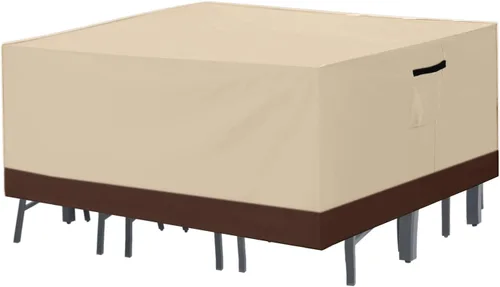 Vista 38 de ABCCANOPY Cubierta de Mesa Rectangular Cubierta de Mesa Universal Cubierta de Silla para Exteriores Impermeable y a Prueba de Polvo Resistente al