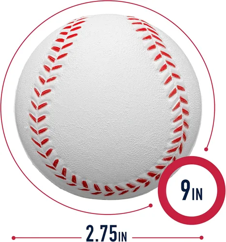 Vista 2 de Franklin Sports MLB - Bolas de espuma de repuesto, paquete de 2 unidades No. 14941