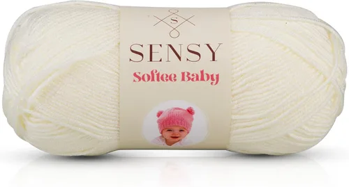 Vista 57 de Sensy Softee Hilo para Bebé, 3.5 oz, 275 yardas, Gauge 3 Light (Almendra)
