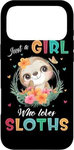 Vista 22 de Just a Girl Who Loves Sloths Case for iPhone 17