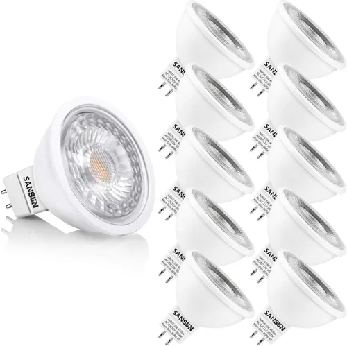 Vista 9 de Bombillas LED para Paisajismo MR16 de 5W, Bajo Voltaje 12V Reemplazo de Halógeno de 50W para Reflector de Paisajismo Exterior y Luz de Riel 2700K