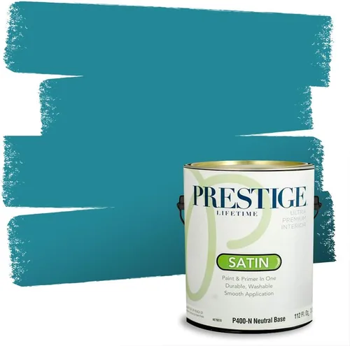 Vista 55 de PRESTIGE Pintura exterior e imprimación en uno, Apalaches, plano, 1 galón