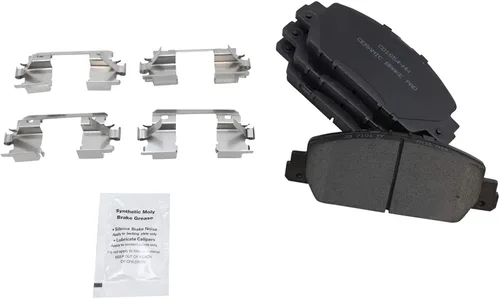 Vista 186 de TRQ Juego de pastillas de freno delantero y rotores con revestimiento de cerámica compatible con Jeep Compass Patriot 2017