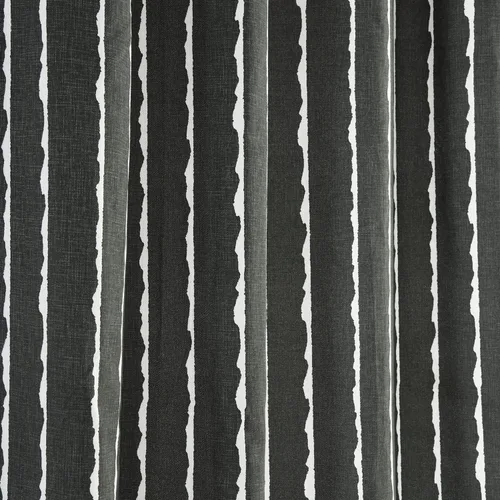 Vista 8 de HPD Half Price Drapes Cortinas abstractas con estampado a rayas de 108 pulgadas de largo, cortinas de algodón de lujo (1 panel), cortinas