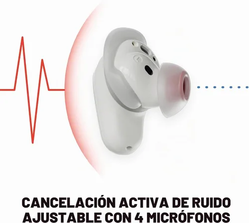Vista 3 de Skullcandy Method 360 ANC Auriculares Inalámbricos, Sonido por Bose, Auriculares Bluetooth, Cancelación de Ruido Premium, Hasta 40 Horas de Batería
