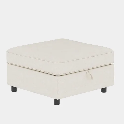 Vista 4 de ERYE - Sofá modular modular de gran tamaño para 8 asientos, con asiento de almacenamiento y otomana, sofá tapizado de felpilla en forma de U, sofá