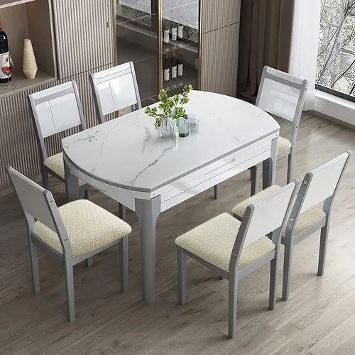 Vista 2 de Genina - Fundas impermeables de asiento para sillas de comedor y cocina (color beige, 2 piezas)