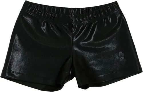 Vista 6 de Aosva 2 pantalones cortos de gimnasia atlética para niñas de 2 a 14 años
