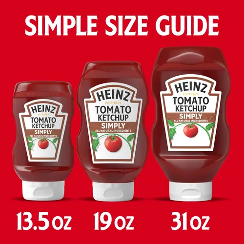Vista 9 de Heinz Simply Tomate Ketchup, botella de 19 onzas