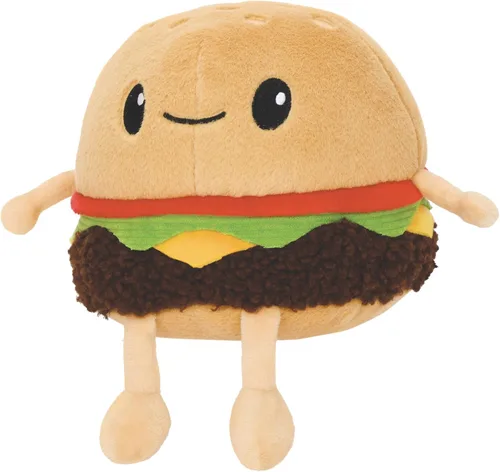 Vista 3 de iscream Screamsicles Kawaii Snack Shack - Peluche de 8 pulgadas, hamburguesa con queso