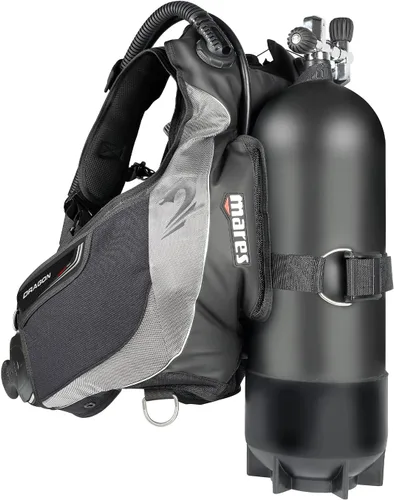 Vista 5 de Mares Sistema de peso unisex Dragon SLS Buceo BCD Compensador de flotabilidad subacuática estable duradero Alta capacidad de elevación, cuerda