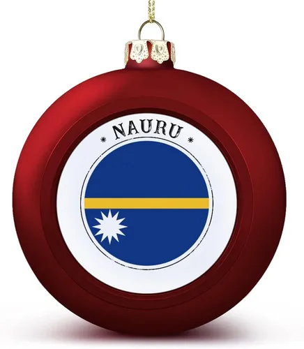 Vista 7 de Adorno de bola de Navidad de Marruecos, bandera de Marruecos, bandera de las naciones, adornos colgantes, recuerdo, regalo para árbol de Navidad