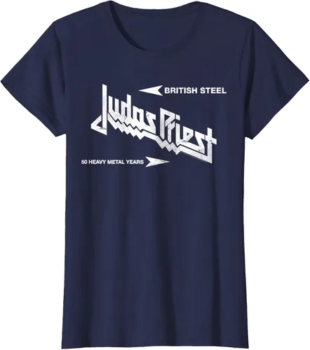 Vista 20 de Judas Priest Camiseta British Steel Negro