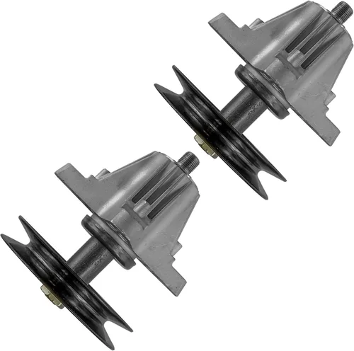 Vista 4 de Caltric Conjunto de 2 husillos de 54 pulgadas para cubierta compatible con Cub Cadet RZT-S54 RZTS54 2014 2015 2016 2017