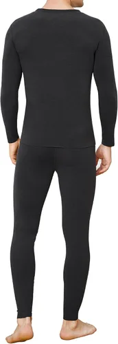 Vista 2 de INNERSY Conjunto de ropa interior térmica para hombre, ligero, capa base, pantalones largos para ejercicio de invierno