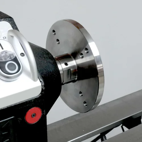 Vista 3 de Hurricane Turning Tools, Placa frontal de acero de 6" para torno de madera, 1" x 8 TPI