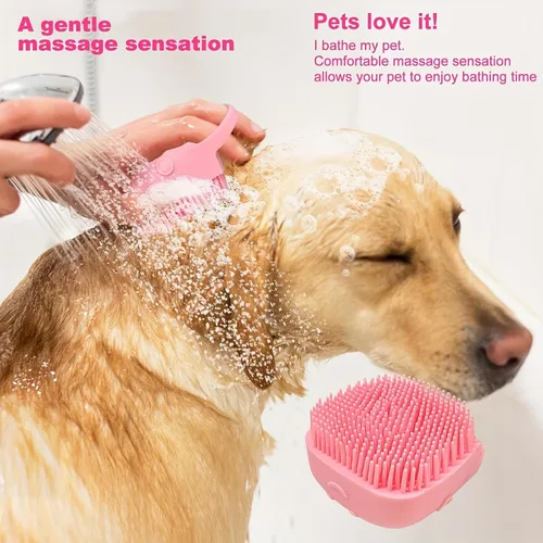 Vista 6 de 10 in 1 Pet Grooming Kit Dog Cat Self Cleaning Slicker Brush Set with Nail Clipper File Flea Comb Finger Toothbrushes for Small Pets
