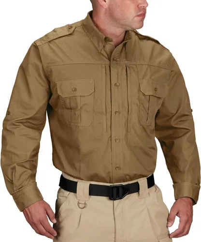Vista 11 de Propper Men's Long Sleeve Tactical Shirt Caqui