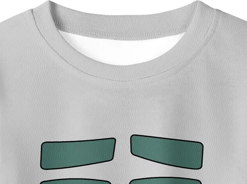 Vista 3 de KG PINK Camiseta de disfraz de números para niños y niñas, camiseta de dibujos animados casual para uso diario, camiseta para 3-8 años