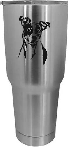 Vista 399 de Cairn Terrier - Vaso grabado con temática de perro, 30 onzas