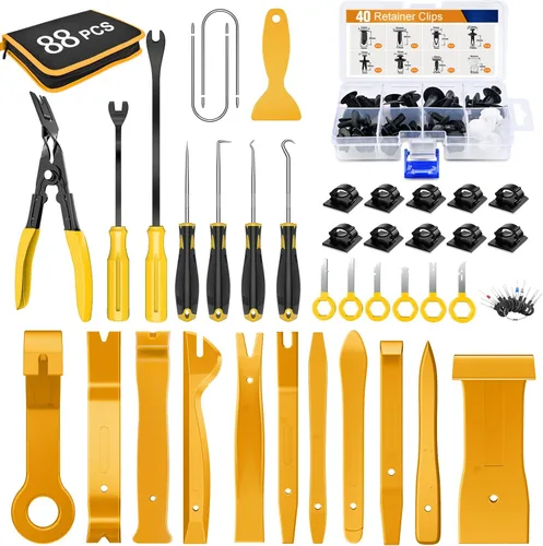 Vista 12 de GOOACC 1001 piezas de remaches universales para automóviles, juego de clips de retención para parachoques, guardabarros, panel de puerta, protector
