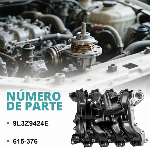 Vista 3 de Colector de admisión de motor para Ford E-150 2010 2011 2012 2013 2014 para Ford E-150 2010 2011 2012 2013 2014 para Ford F-150 2009 2010 para 2009