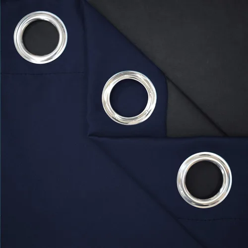 Vista 29 de Cortinas opacas para dormitorio con línea negra, 100 % opacas, con aislamiento térmico, cortinas largas para sala de estar, tratamiento de ventanas