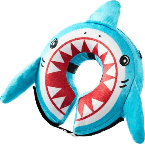 Vista 34 de BENCMATE - Cuello inflable y suave para perros, alternativa al collar isabelino, para gatos y perros pequeños, medianos y grandes, dona para Azul