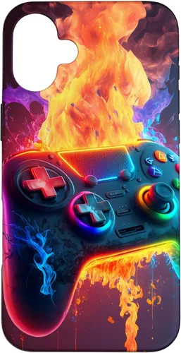 Vista 23 de Gamer Aesthetic Graphic Gaming Video Games Boys Funda para iPhone 17 para adolescentes y niños
