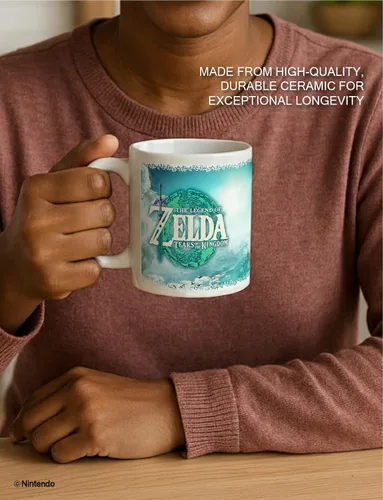 Vista 8 de Pyramid America Taza Zelda – The Legend of Zelda Tears of the Kingdom – Taza oficial de Nintendo para jugadores (11 onzas) – Taza Zelda retro