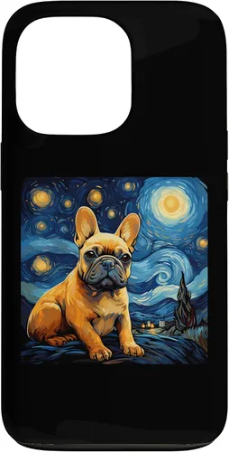 Vista 10 de Van Gogh Dog French Bulldog Case for iPhone 17