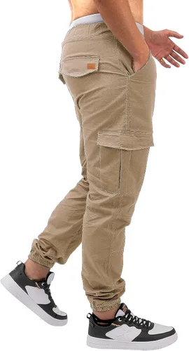 Vista 3 de OUTSON Mens Fashion Joggers Sports Pants Casual Cotton Cargo Pants Gym Sweatpants Trousers Mens Long Pant
