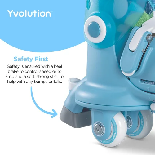 Vista 7 de Volution Learner Twista Patines – Patines ajustables 2 en 1 para niños a partir de 2 años – Convierte de patines de tres ruedas a patines en línea