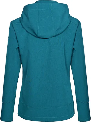 Vista 2 de Little Donkey Andy Chaqueta Softshell para mujer con capucha extraíble, forro polar y repelente al agua