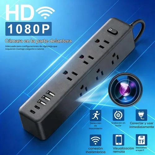 Vista 2 de Mini cámara inalámbrica para el hogar, cámara de seguridad interior, pequeña cámara Wi-Fi, 1080P
