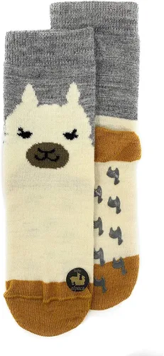 Vista 4 de WARRIOR ALPACA SOCKS - Calcetines de lana de alpaca para bebé, familia feliz, para adultos, adolescentes y niños