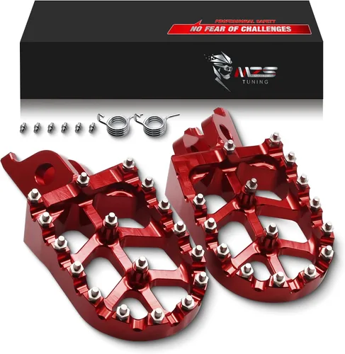 Vista 10 de MZS Estriberas para Moto de Cross, 2001-2018 Estribo de Motocicleta Adventure MX Pedal CNC Naranja Compatible con Modelos 65 85 125 150 200 250 300