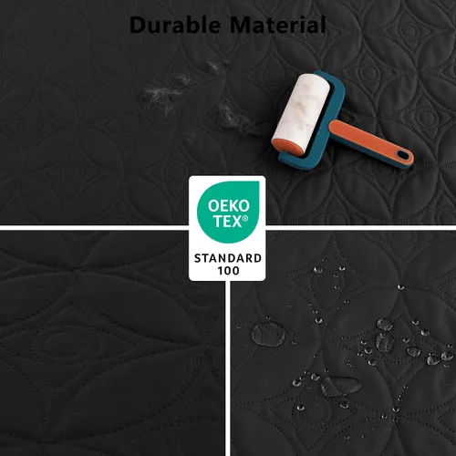 Vista 6 de Manta impermeable para perro, 30 x 30 pulgadas, fundas de sofá para mascotas pequeñas para sofá, silla, cama, protector de muebles de perros