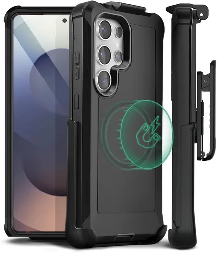 Vista 13 de MOTIVE Funda resistente para Samsung Galaxy S24 Ultra, clip para cinturón
