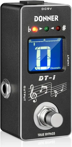 Vista 17 de Donner Pedal de efecto ABY Box, conmutador AB de selector de línea, mini, para guitarra, True Bypass