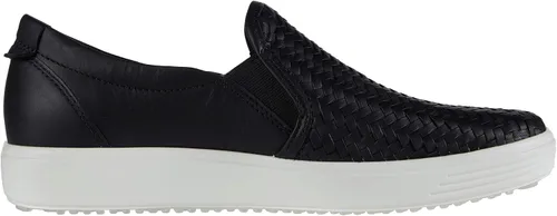 Vista 2 de ECCO Women's Soft 7 Woven Slip on 2.0 Negro