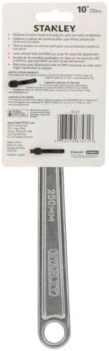 Vista 5 de STANLEY Llave ajustable, 8 pulgadas (87-471)