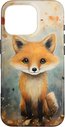 Vista 20 de Cute Fox Fall Woodland Forest Autumn Leaves Case for iPhone 17