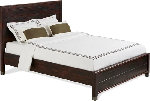Vista 11 de Camaflexi Cama con plataforma Baja (individual, marrón)