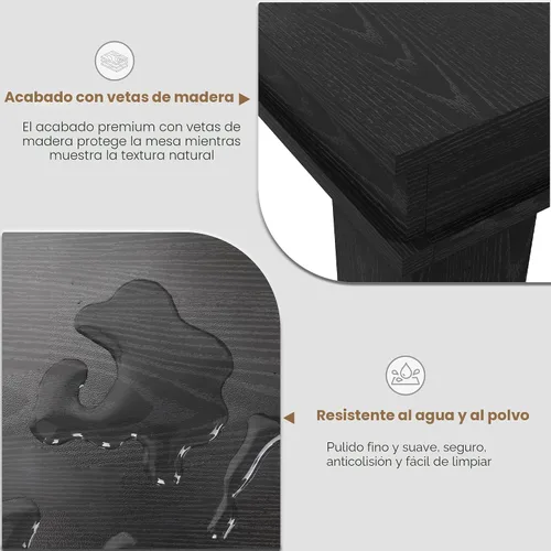 Vista 9 de GarveeHome Farmhouse - Mesa de comedor para 4-6 personas, mesas de cocina de 63 pulgadas de largo