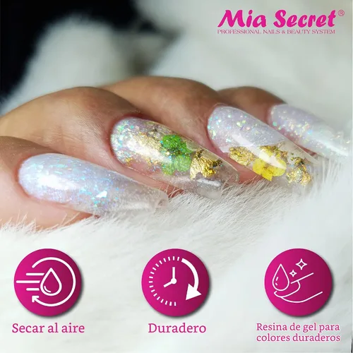 Vista 6 de Mia Secret Resina de gel transparente con brocha